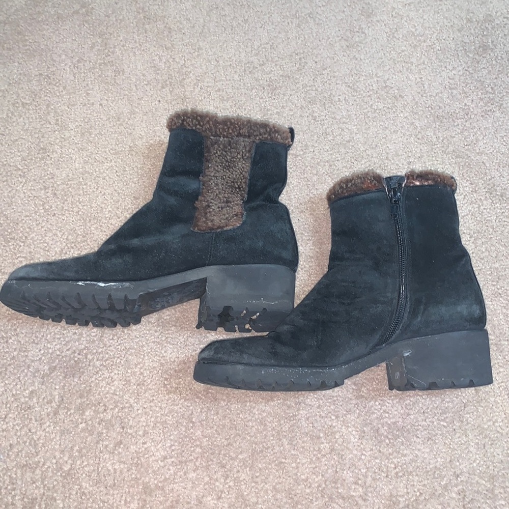 Faux Fur Ankle Boots